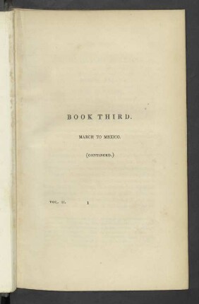 Book Third. March to Mexico (continued)