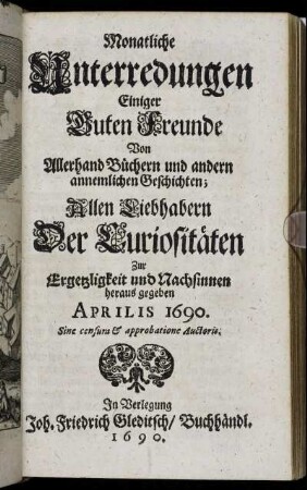 APRILIS 1690.
