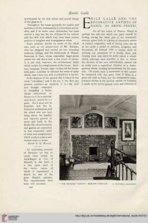 19.1903 =Nr 74: Emile Gallé and the decorative artists of Nancy