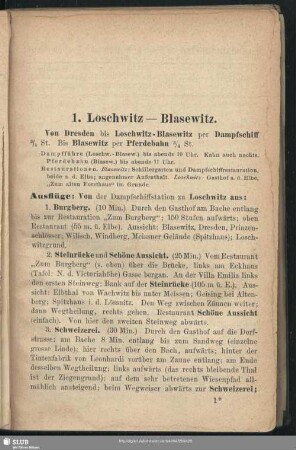 1. Loschwitz - Blasewitz