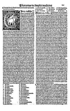 Platearius de simplici medicina
