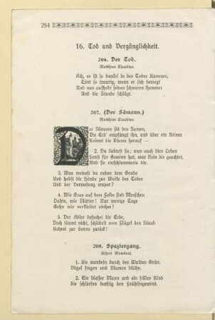 16. Tod und Vergänglichkeit