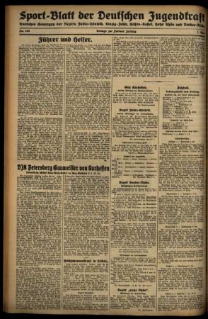 Zweite Ausgabe vom Freitag, den 01. Mai 1931.