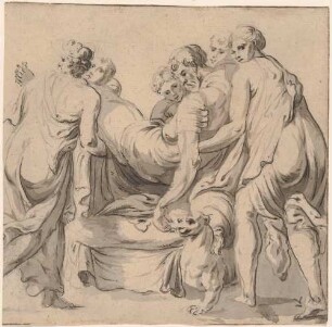 Der ermüdete Ulysses (nach Bl. 31 der Ulysses-Folge von Theodoor van Thulden)