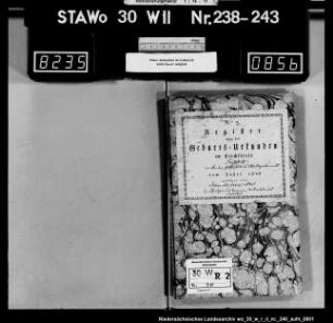 Zivilstandsregister Frellstedt (Kanton Helmstedt)