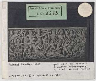 Neapel, Mus.Naz.6705 Prometheus-Sarkophag gef. 1817 bei Pozzuoli