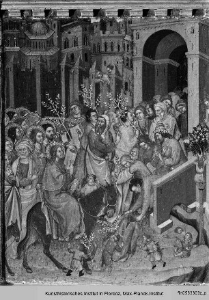 Polyptychon : Passion Christi : Einzug in Jerusalem