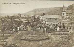 Vieville mit Kriegerfriedhof