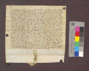 Panthli Hourandt verkauft dem Kloster Oberried zu Freiburg 1 Juchert Matten im Kappeler Tal, unten an der Deutschherrenmatte gelegen, um 5 Pfund Pfennig.