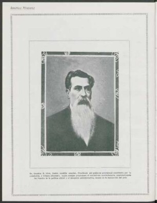 [Retrato de] Dr. Leandro N. Alem
