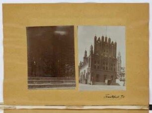 Rathaus, Frankfurt/Oder: Ansichten (aus: Skizzen- und Fotoalbum 28)