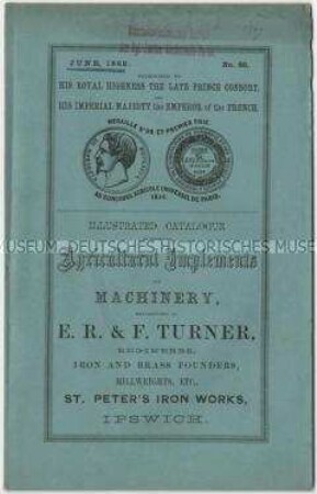 Landwirtschaftliche Maschinen der Firma Turner in England