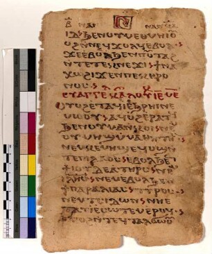 [Lektionar 19] : Fragm. copt. Makarios Lekt. 19