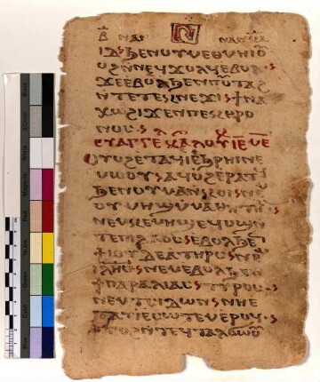 [Lektionar 19] : Fragm. copt. Makarios Lekt. 19