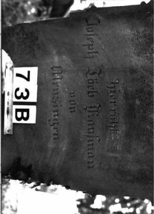 Grabstein 73 (Index: 99897513) Maße HxBxT: 156x51x24 cm: Grabstein 73B