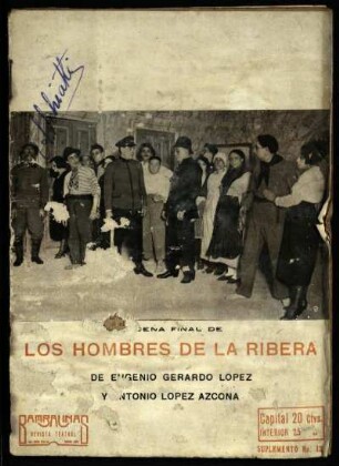 Los hombres de la ribera : sainete en un acto y tres cuadros