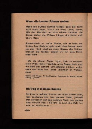 Ich trage meinem Ranzen