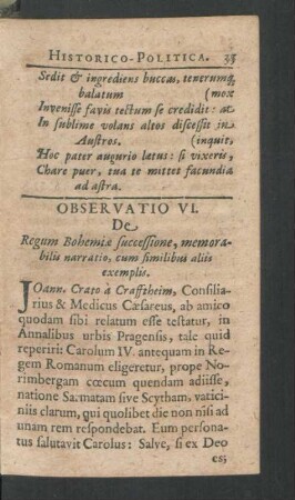 Observatio VI.