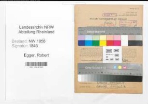 Entnazifizierung Robert Egger , geb. 07.01.1910 (Bautechniker)