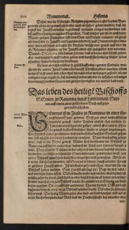 Das leben des heiligen Bischoffs S. Severi zu Ravenna ...