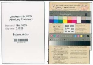 Entnazifizierung Arthur Botzen , geb. 07.04.1900 (Angestellter)