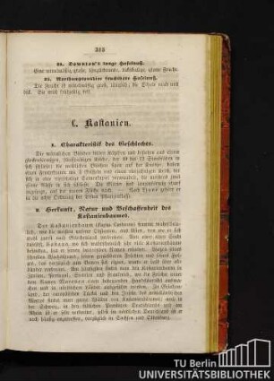 C. Kastanien.