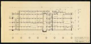Physikalische Institute der Universität Köln: 1.Physik Längsschnitt 1:100, Blattnummer 007