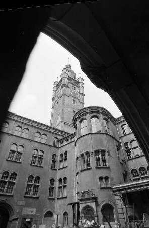 Blick auf das Rathaus, Dessau