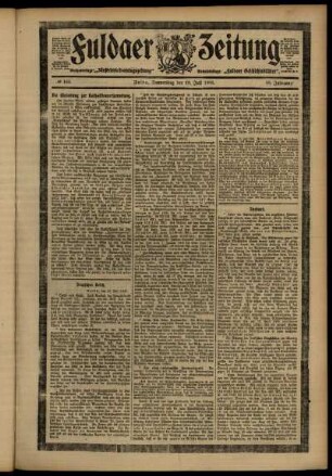 Ausgabe vom Donnerstag, den 19. Juli 1906.