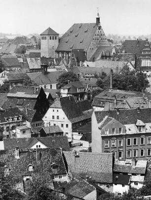 Freiberg. Ortsansicht mit Dom