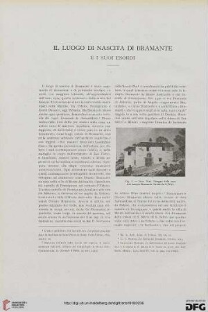 21: Il luogo di nascita di Bramante e i suoi esordi