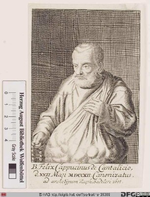 Bildnis hl. Felix von Cantalice