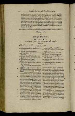 Tit. V. De Processu Desertionis.