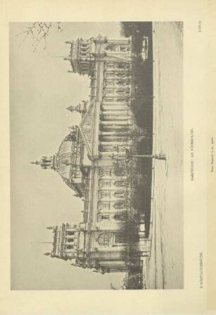 Reichstagsgebäude. Hauptfront am Königsplatz. Berlin
