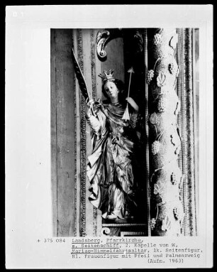 Figur der Heiligen Ursula von Köln vom Barbara-Altar