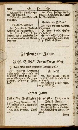 Fürstenthum Jauer. - Fürstenthum Neiß.