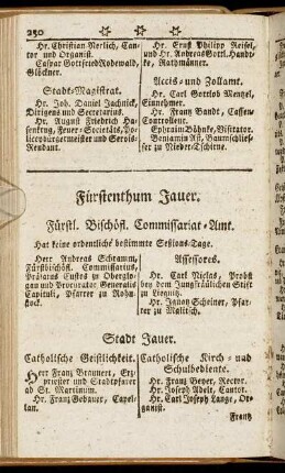 Fürstenthum Jauer. - Fürstenthum Neiß.