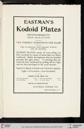 Eastman Kodak Co. [Kodoid Plates]