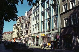 Bürgerhäuser in der Bader Straße in Thorn