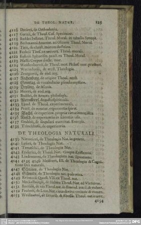 De Theologia Naturali.