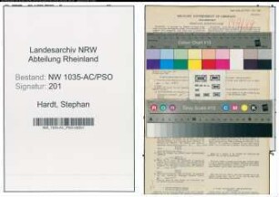 Entnazifizierung Stephan Hardt , geb. 09.08.1897 (Kaufmaennischer Angestellter)