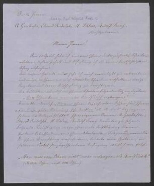 Brief an Max Schloß : 03.04.1861