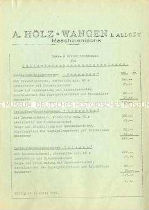 Preisliste über Verschlauchungsanlage für Gülle-Pumpen