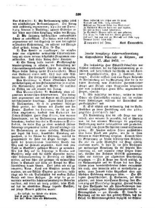 Zweite diesjährige Lehrerversammlung im Lichtenstädter Vikariate in Böhmen, am 17. Mai 1853