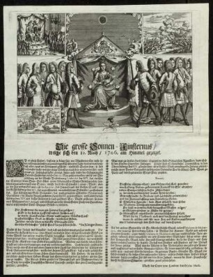 Die grosse Sonnen-Finsternus, welche sich den 12. May, 1706. am Himmel gezeiget