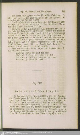 Cap. XII. Gemeinde- und Staatsabgaben
