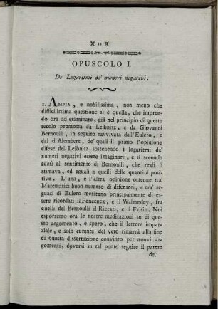 Opuscolo I.