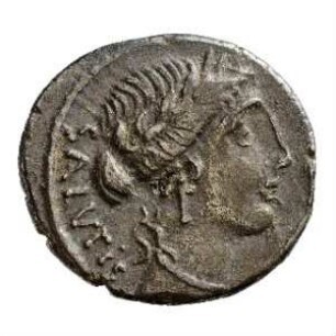 Münze, Denar, 49 v. Chr.