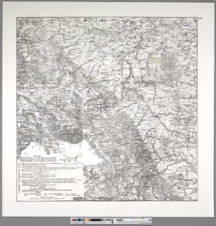 Uebersicht der Stellungen der östreichischen u. preussischen Armeen in Schlesien vom 15ten. Mai bis zum Gefecht bei Burkersdorf u. Leutmansdorf am 21ten. Juli 1762