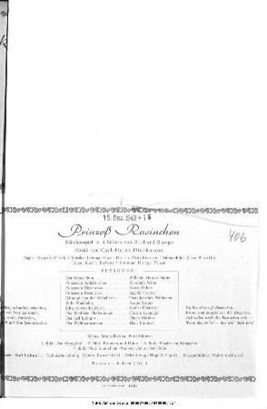 Prinzeß Rosinchen